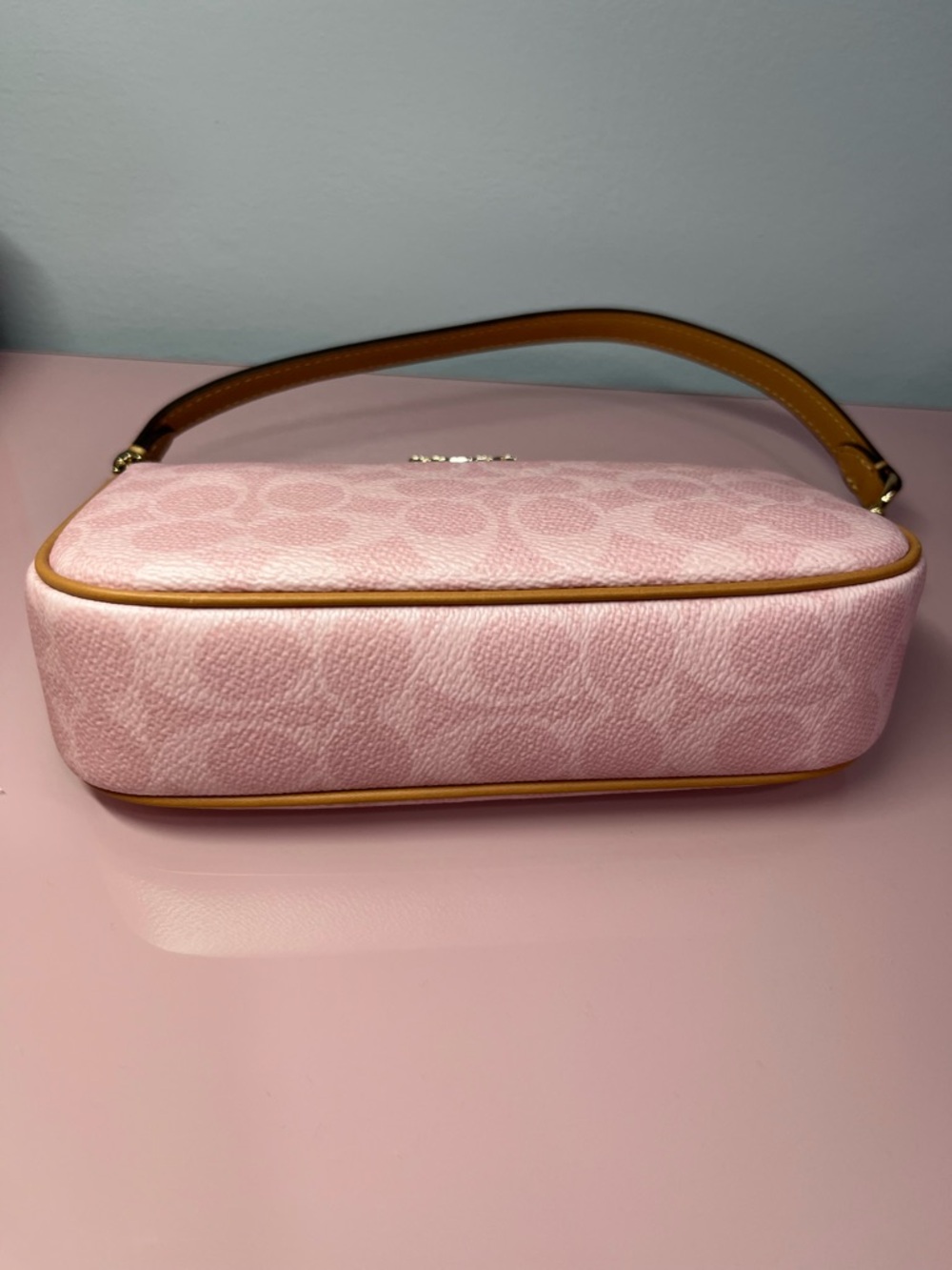 NWT Coach Nolita 19 In Signature Canvas with Charm
Gold/Powder Pink CDW31π©· - Picture 9 of 9